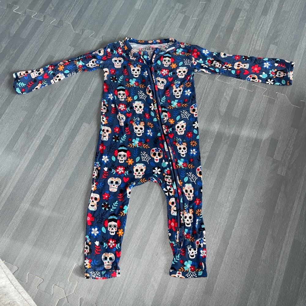 Little Bum Bums Skelebration One-Piece Romper